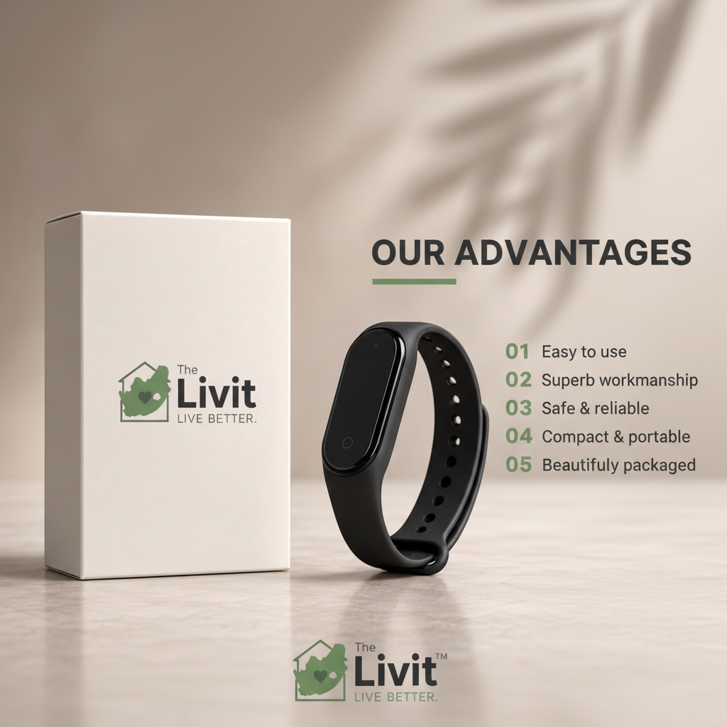The Livit™ Shield Band - Branded Info Image