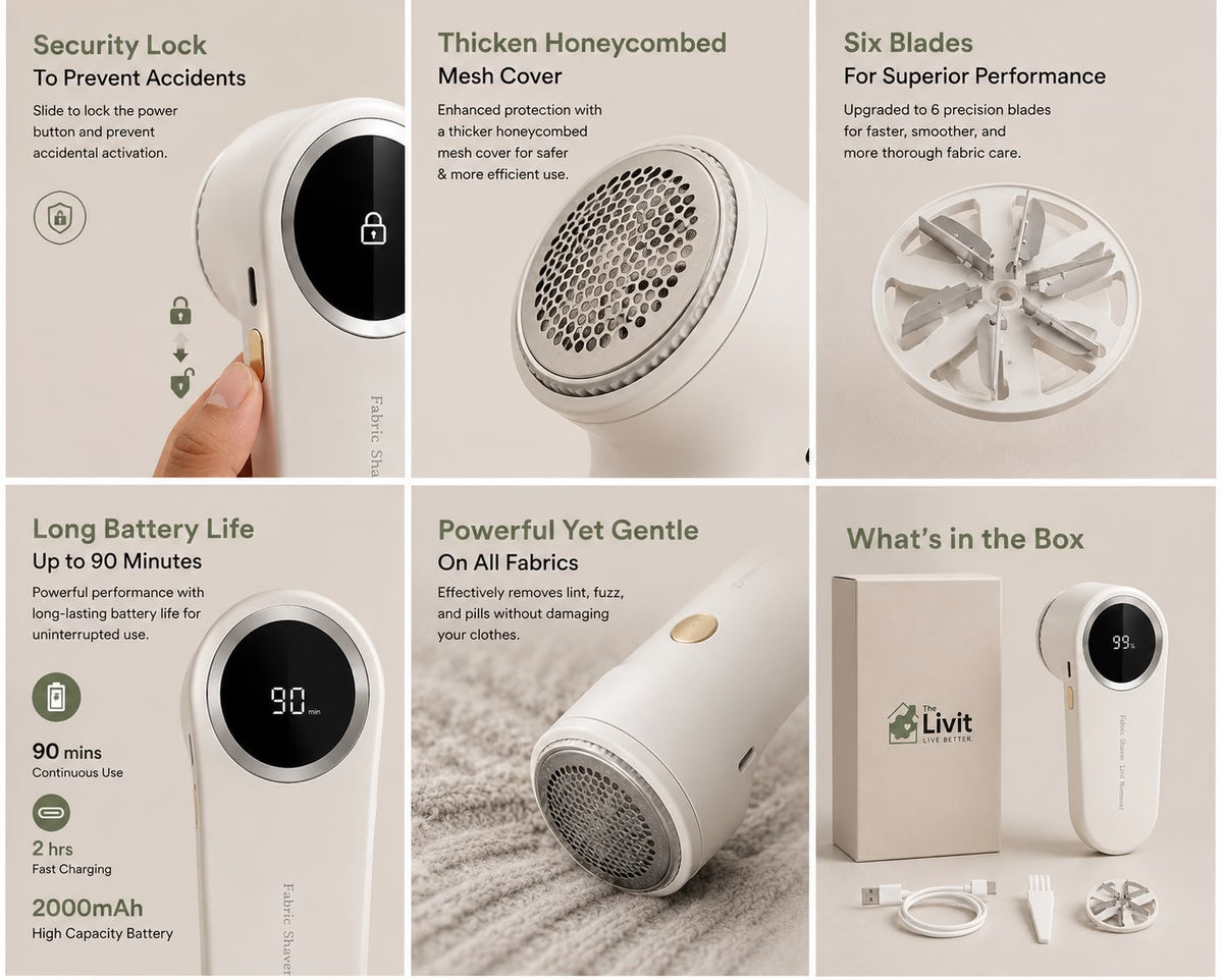The Livit™ FabricFresh Lint Remover