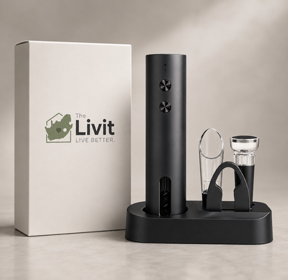The Livit™ One-Click Wine Opener Set