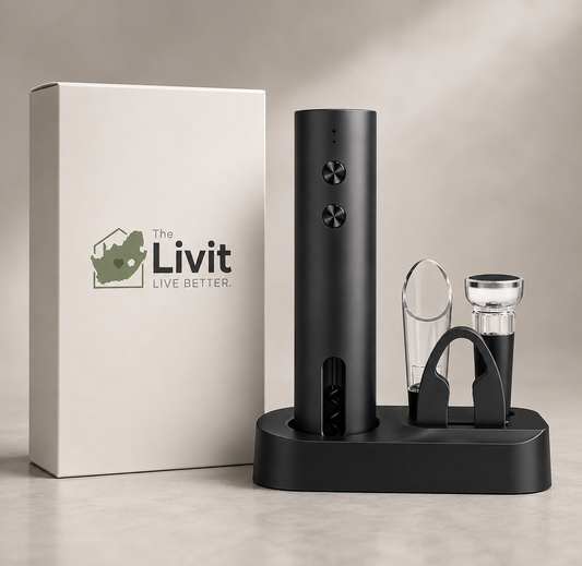 The Livit™ One-Click Wine Opener Set